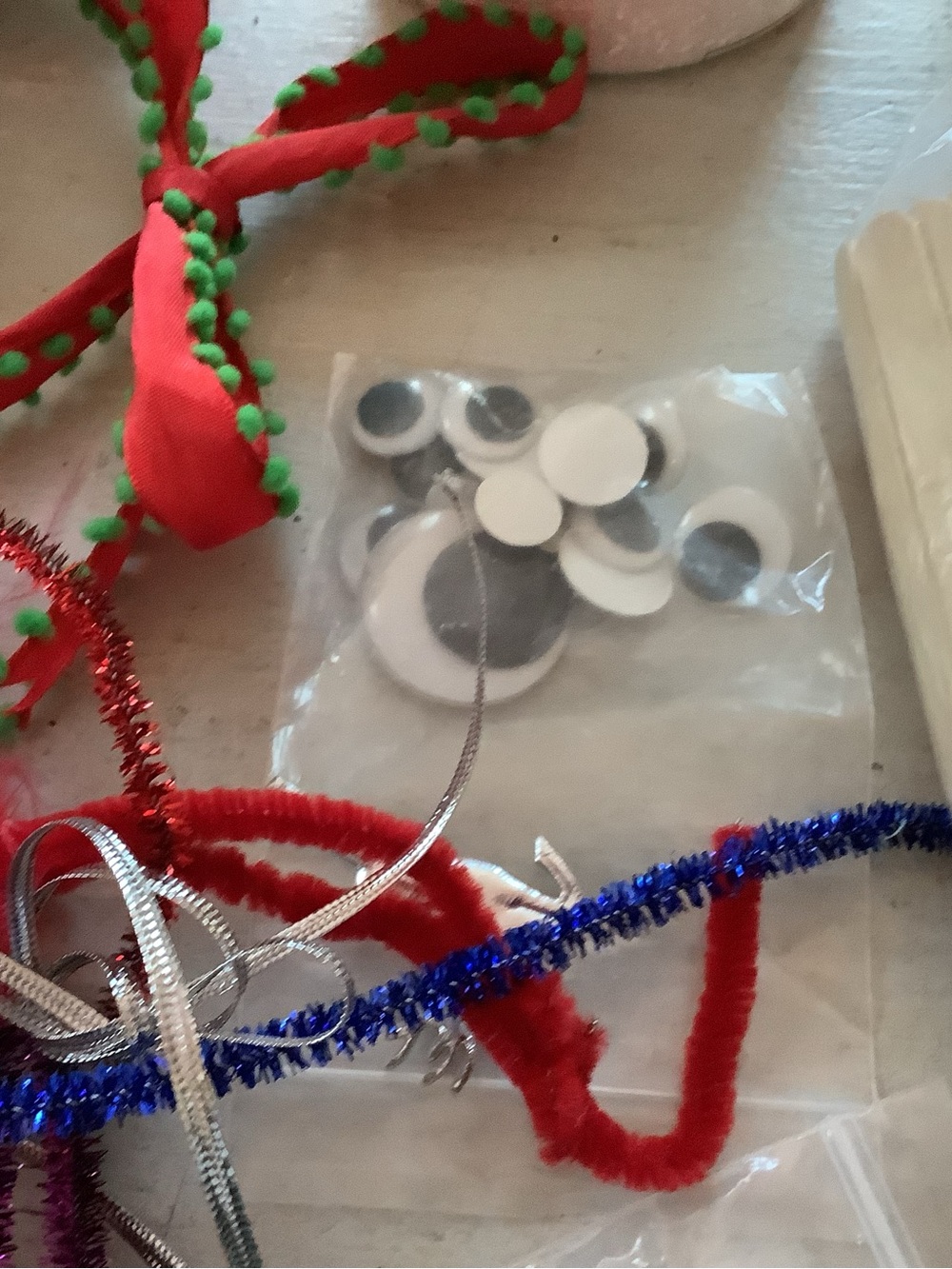 Batch of random craft supplies